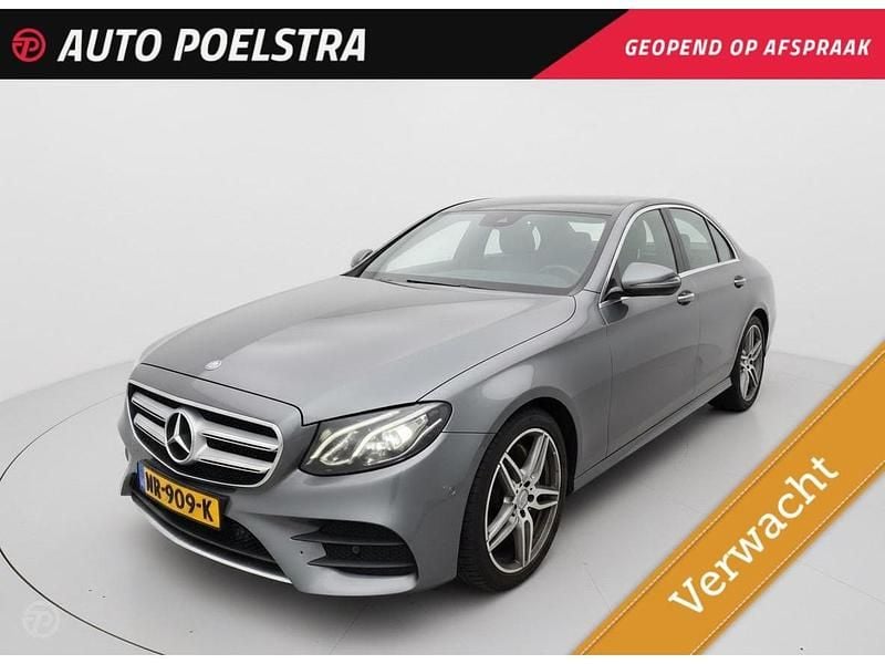 Grijs (metallic) Occasion 2017 Mercedes E220 Ambition Sedan | € 26.950 (Iets duurder) - Afbeelding 1/4