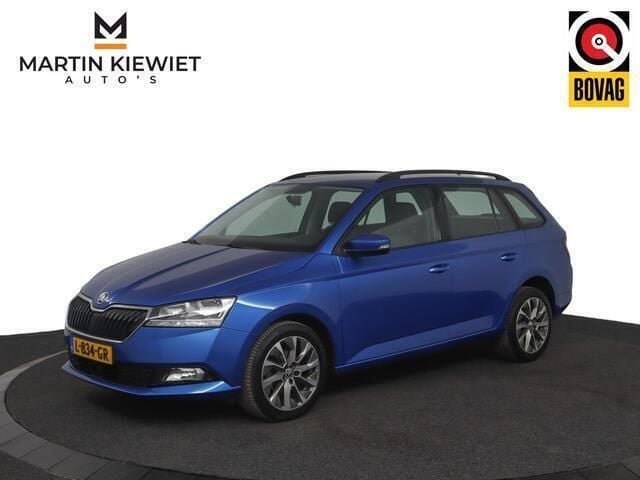 Blauw, metallic lak Gebruikt 2021 Skoda Fabia Business Line Stationwagen | € 12.450 (Eerlijke prijs) - Afbeelding 1/4