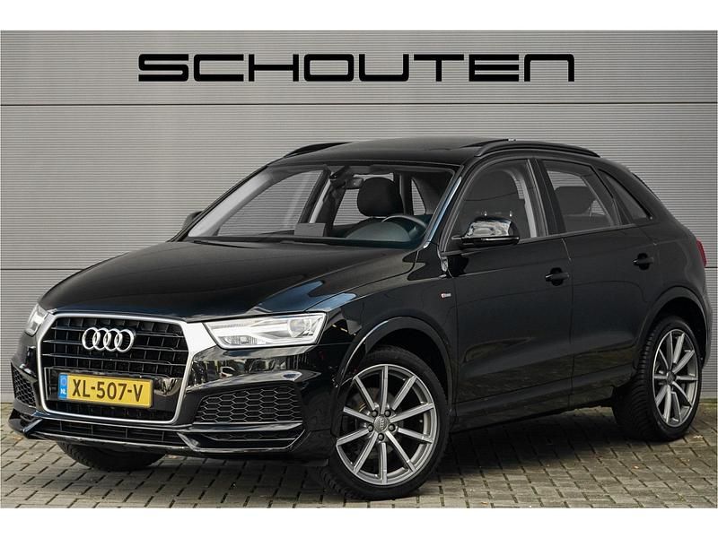 Zwart Gebruikt 2018 Audi Q3 S-Line SUV | € 23.900 (Eerlijke prijs) - Afbeelding 1/3