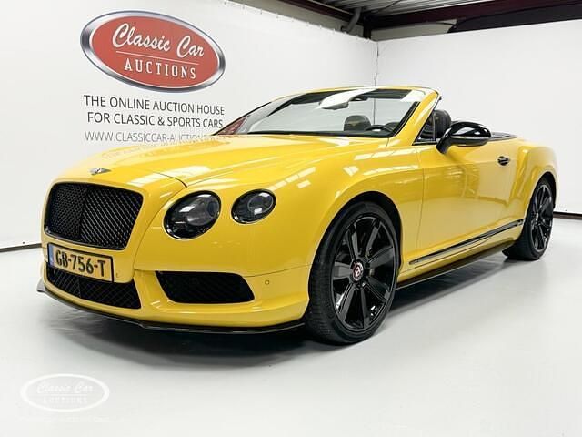 Geel Gebruikt 2014 Bentley Continental GT Convertible Cabriolet | € 84.000 - Afbeelding 1/4