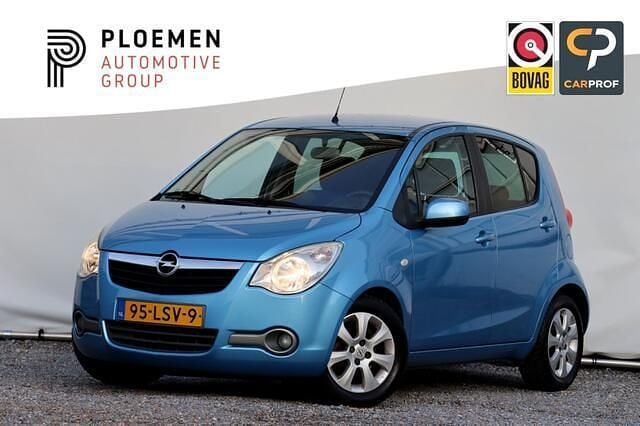 Blauw Gebruikt 2010 Opel Agila Edition Hatchback | € 4.900 (Iets duurder) - Afbeelding 1/4