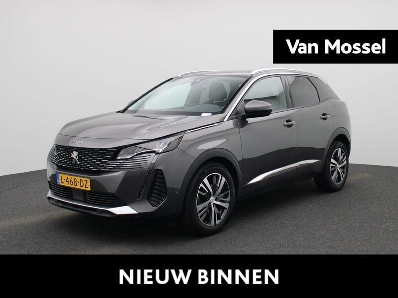 Grijs Gebruikt 2021 Peugeot 3008 Allure SUV | € 23.440 (Eerlijke prijs) - Afbeelding 1/4