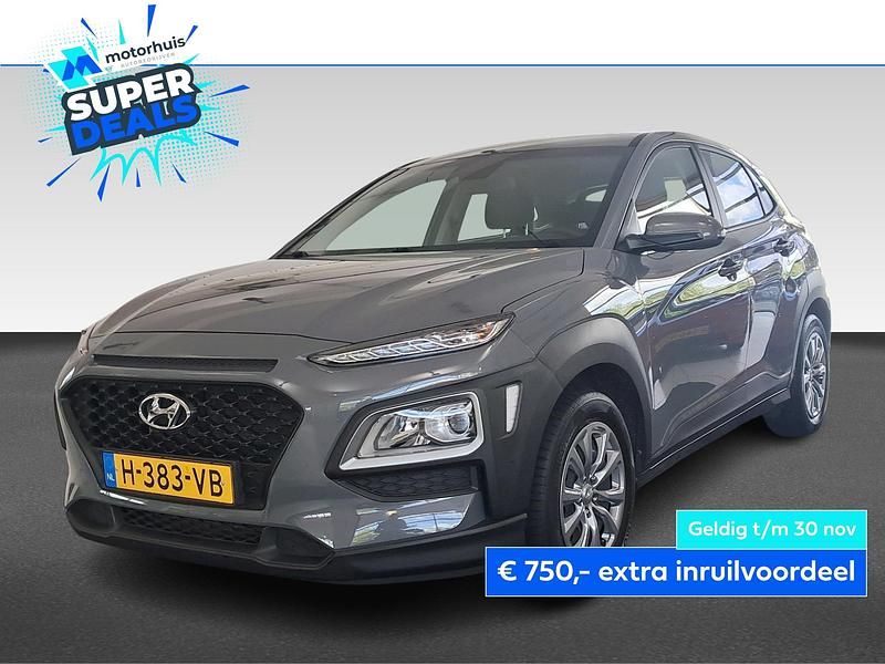 Grijs Gebruikt 2020 Hyundai Kona SUV | € 16.440 (Goede deal) - Afbeelding 1/4