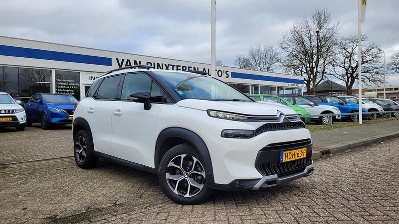 Wit Gebruikt 2023 Citroën C3 Aircross PureTech SUV | € 17.395 (Eerlijke prijs) - Afbeelding 1/4