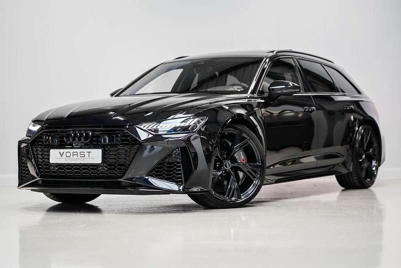 Zwart Gebruikt 2020 Audi A6 Stationwagen | € 99.950 - Afbeelding 1/4