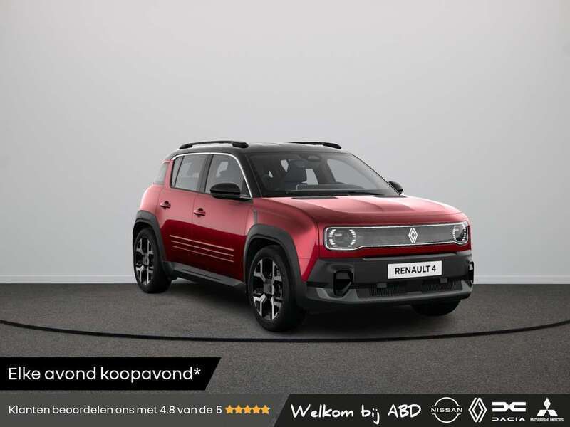 Rood Nieuw 2025 Renault 4 E-Tech Komfort SUV | € 36.865 (Eerlijke prijs) - Afbeelding 1/4