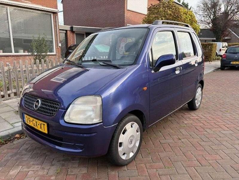 Blauw Gebruikt 2001 Opel Agila Comfort Hatchback | € 1.250 (Eerlijke prijs) - Afbeelding 1/4