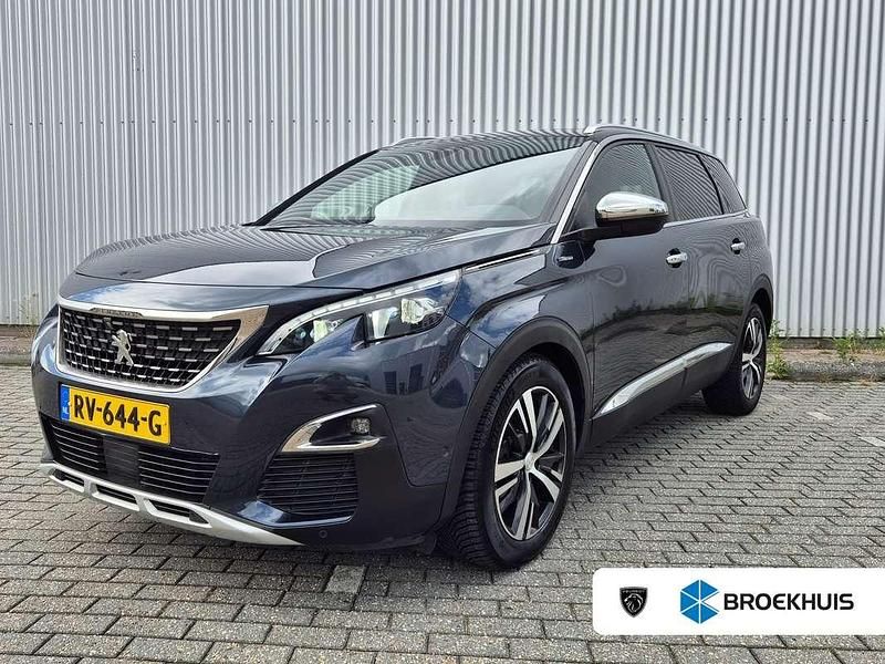 Blauw Gebruikt 2018 Peugeot 5008 GT-line MPV | € 19.900 (Super prijs) - Afbeelding 1/4