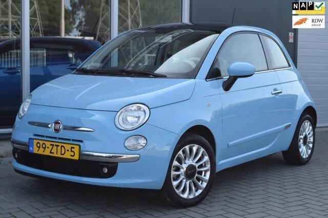 Blauw Gebruikt 2013 Fiat 500 Lounge Hatchback | € 4.999 (Goede deal) - Afbeelding 1/4