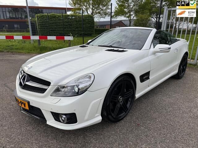 Wit Gebruikt 2009 Mercedes SL63 AMG AMG Cabriolet | € 44.900 - Afbeelding 1/4