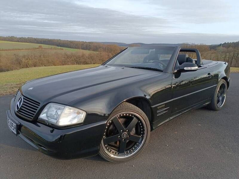Zwart Gebruikt 1992 Mercedes SL500 Cabriolet | € 10.800 - Afbeelding 1/4