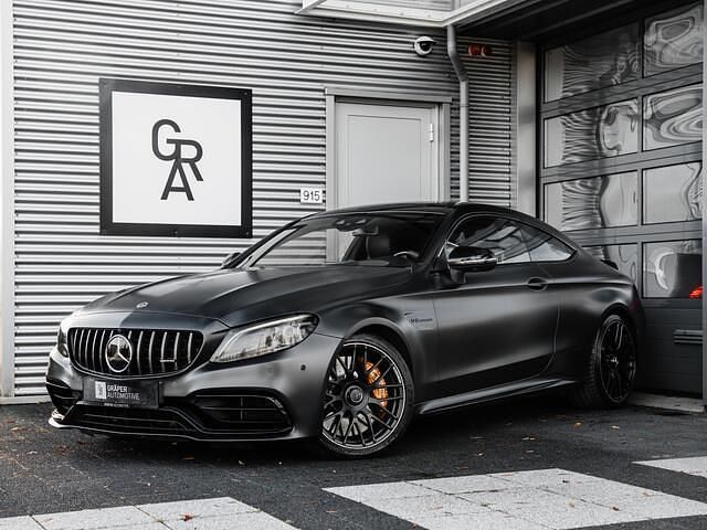 Zwart Gebruikt 2019 Mercedes C63S AMG AMG Line Premium Plus Coupé | € 84.950 (Duur) - Afbeelding 1/4