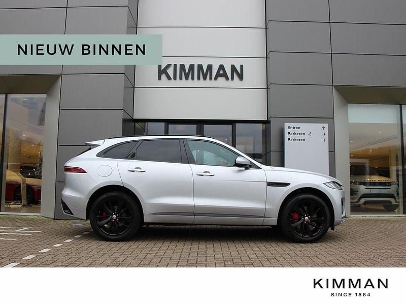 Hakuba silverebony / zwart Gebruikt 2021 Jaguar F-Pace R-Dynamic SUV | € 39.900 (Eerlijke prijs) - Afbeelding 1/4