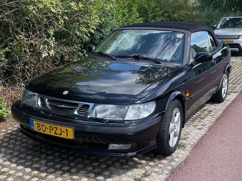 Zwart Gebruikt 2000 Saab 9-3 Cabriolet Cabriolet | € 4.000 (Goede deal) - Afbeelding 1/4
