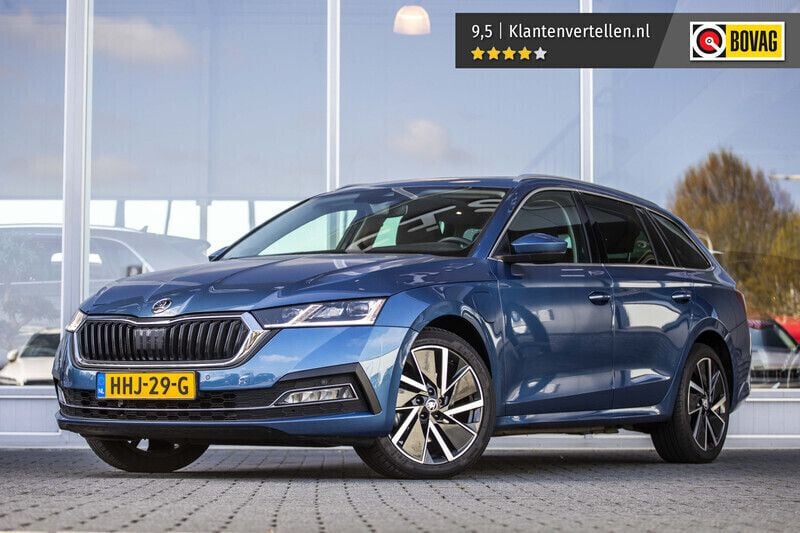 Blauw Gebruikt 2021 Skoda Octavia Business Line Stationwagen | € 25.845 (Eerlijke prijs) - Afbeelding 1/4