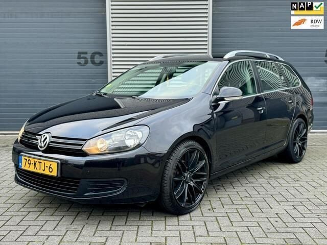 Zwart Gebruikt 2010 VW Golf VI Comfortline Stationwagen | € 3.650 (Eerlijke prijs) - Afbeelding 1/4
