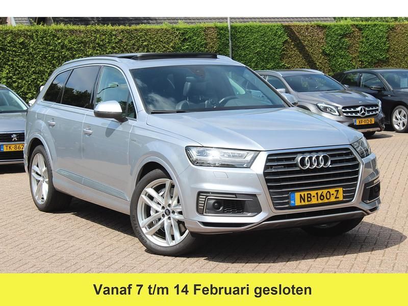 Grijs (metallic) Occasion 2016 Audi Q7 Sport SUV | € 28.999 (Super prijs) - Afbeelding 1/4