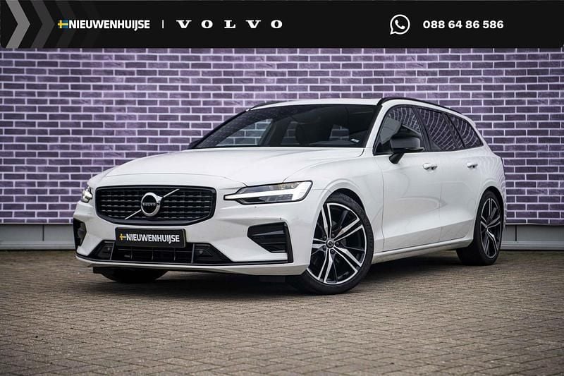 Wit Gebruikt 2021 Volvo V60 R-Design Stationwagen | € 28.399 (Eerlijke prijs) - Afbeelding 1/4