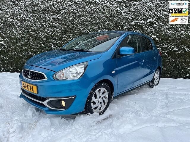 Blauw Gebruikt 2018 Mitsubishi Space Star Intense Hatchback | € 7.450 (Eerlijke prijs) - Afbeelding 1/4