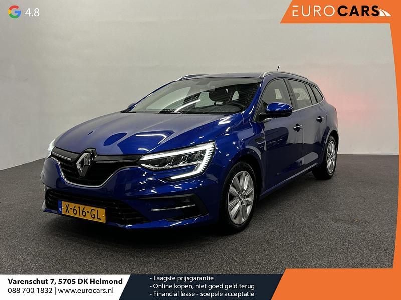 Blauw Gebruikt 2023 Renault Mégane GrandTour Equilibre Stationwagen | € 16.250 (Super prijs) - Afbeelding 1/4