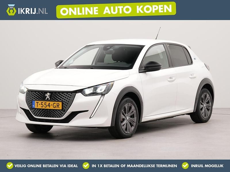 Wit Gebruikt 2023 Peugeot e-208 Active Hatchback | € 16.400 (Super prijs) - Afbeelding 1/3