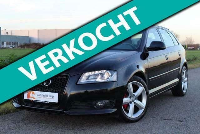 Zwart Gebruikt 2009 Audi A3 Sportback S-Line Hatchback | € 8.945 (Eerlijke prijs) - Afbeelding 1/4