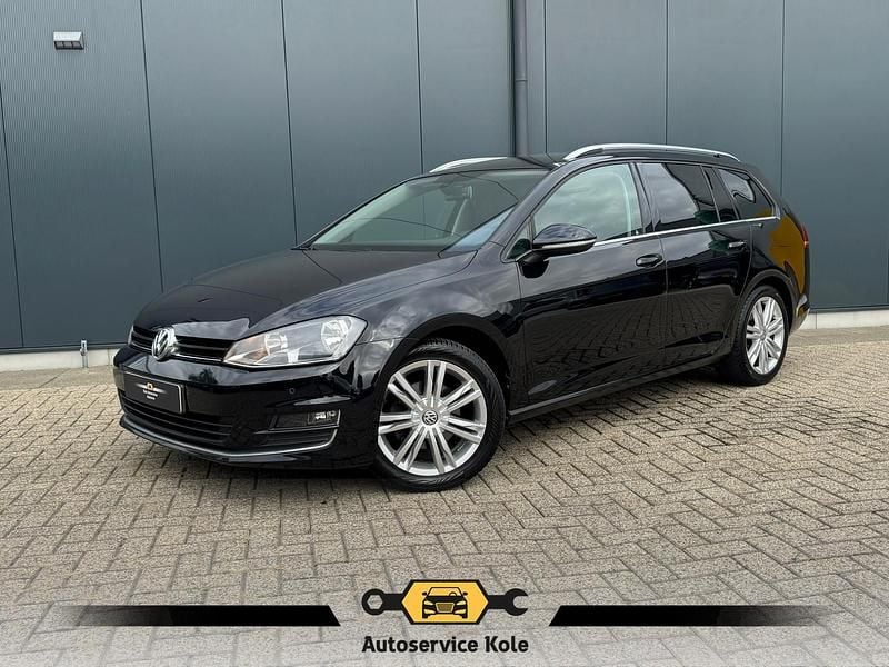 Zwart Gebruikt 2014 VW Golf VII Highline Stationwagen | € 8.835 (Super prijs) - Afbeelding 1/4