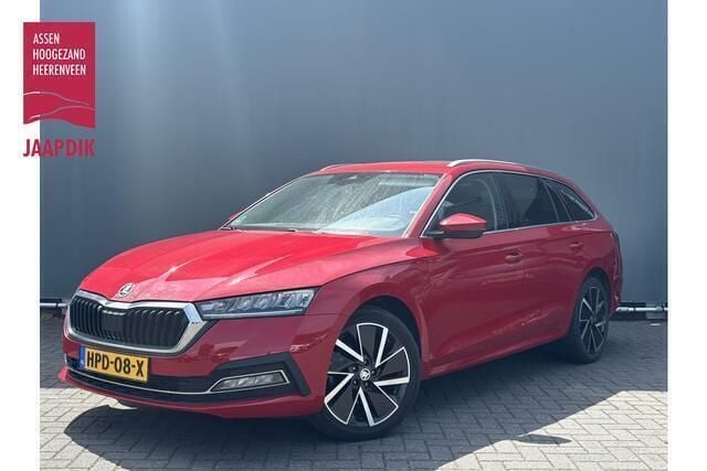 Rood, metallic lak Gebruikt 2021 Skoda Octavia Business Line Stationwagen | € 24.899 (Eerlijke prijs) - Afbeelding 1/3