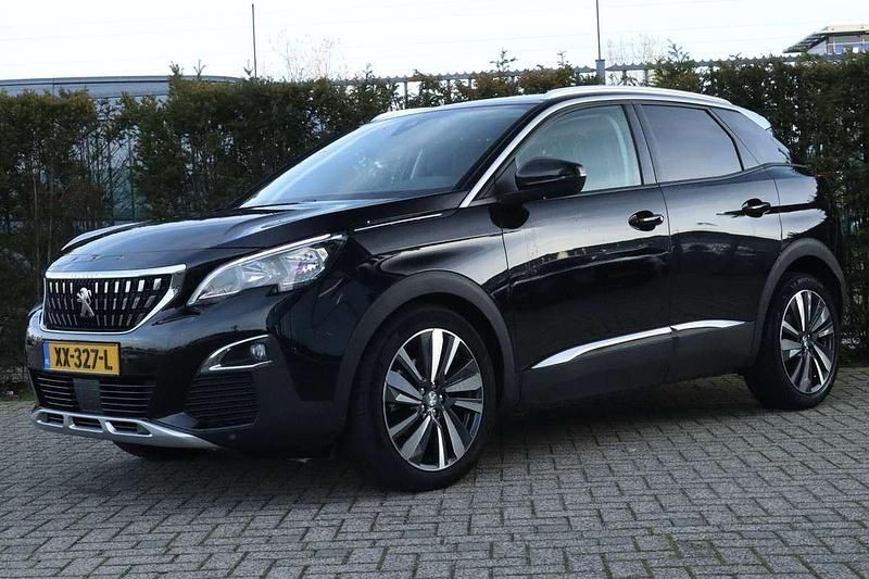 Zwart Gebruikt 2019 Peugeot 3008 Allure SUV | € 18.400 (Eerlijke prijs) - Afbeelding 1/4