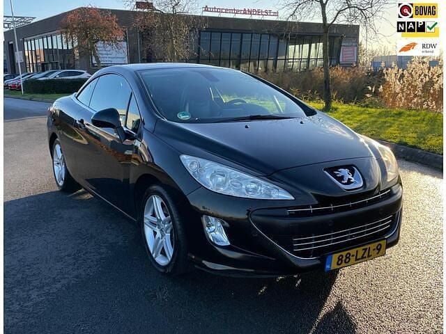 Zwart Gebruikt 2010 Peugeot 308 CC Cabriolet | € 3.950 (Goede deal) - Afbeelding 1/4