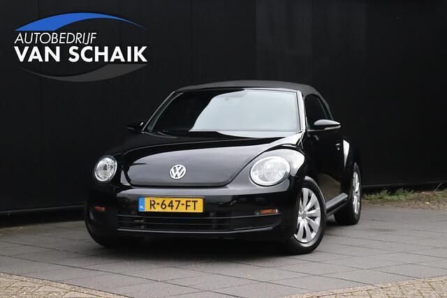 Zwart Gebruikt 2016 VW Beetle Design Cabriolet | € 18.750 (Eerlijke prijs) - Afbeelding 1/4