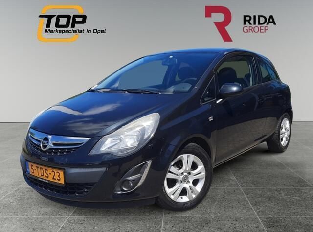 Zwart Gebruikt 2014 Opel Corsa Hatchback | € 5.745 (Duur) - Afbeelding 1/4