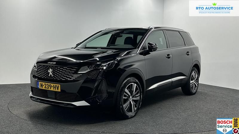 Zwart Occasion 2021 Peugeot 5008 Allure MPV | € 21.000 (Eerlijke prijs) - Afbeelding 1/4
