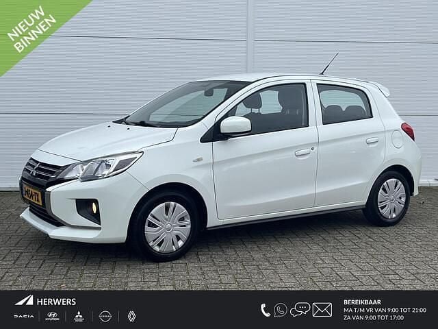 Polar white Gebruikt 2020 Mitsubishi Space Star Hatchback | € 7.735 (Goede deal) - Afbeelding 1/4