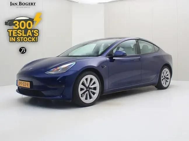 Blauw Gebruikt 2021 Tesla Model 3 Long Range AWD Sedan | € 30.900 (Eerlijke prijs) - Afbeelding 1/4