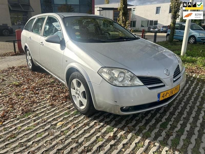 Grijs (metallic) Gebruikt 2003 Nissan Primera Style Edition Stationwagen | € 999 (Super prijs) - Afbeelding 1/4