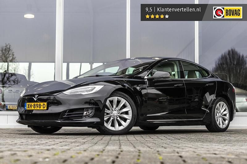Occasion Tesla Model S 350 kW (476 PK) 2018 Zwart Hatchback