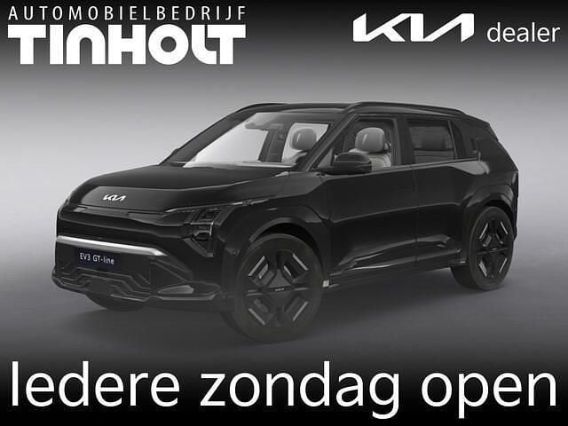 Zwart Nieuw 2026 Kia EV3 GT-Line SUV | € 41.990 (Eerlijke prijs) - Afbeelding 1/4
