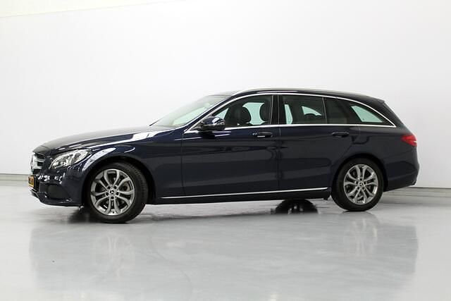Occasion Mercedes C180 Business 157 PK (115 kW) 2018 Blauw (metallic) Stationwagen