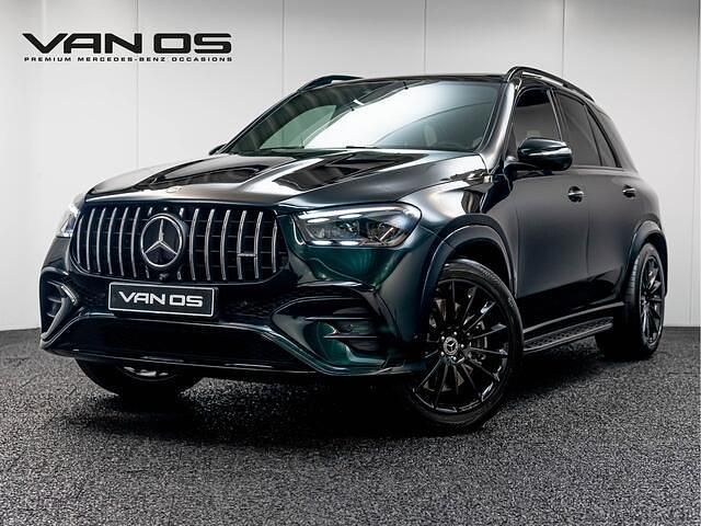 Groen (metallic) Occasion 2024 Mercedes GLE450 AMG AMG Line Premium Plus SUV | € 102.995 (Eerlijke prijs) - Afbeelding 1/4