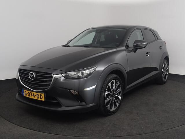 Machine gray (grijs metallic) Gebruikt 2019 Mazda CX-3 Inclusive SUV | € 17.450 (Eerlijke prijs) - Afbeelding 1/4