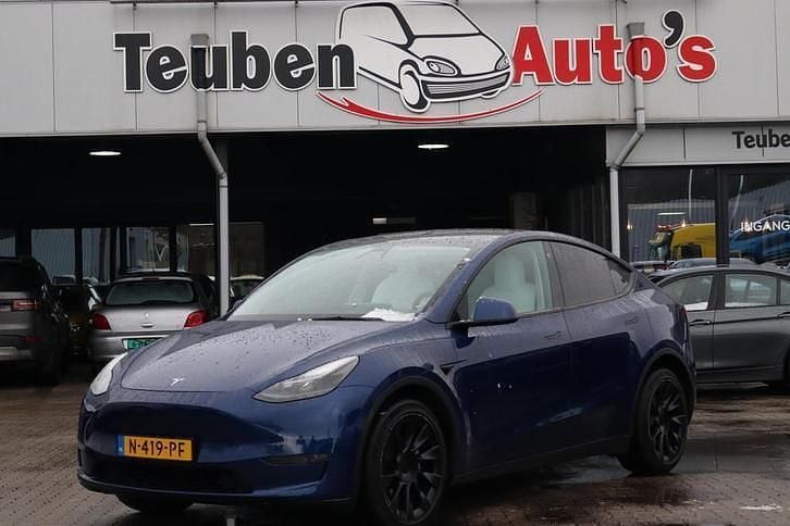 Occasion Tesla Model Y Long Range AWD 378 kW (514 PK) 2021 Blauw SUV