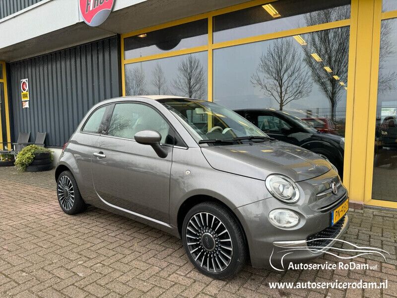 Grijs Gebruikt 2017 Fiat 500C Lounge Cabriolet | € 10.950 (Eerlijke prijs) - Afbeelding 1/4