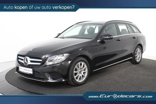 Zwart Gebruikt 2019 Mercedes C180 Stationwagen | € 18.500 (Goede deal) - Afbeelding 1/4
