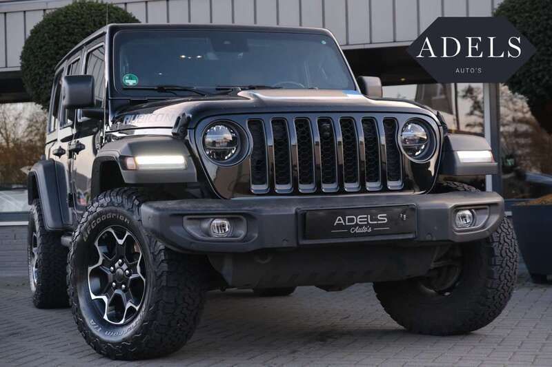 Zwart, metallic lak Gebruikt 2022 Jeep Wrangler Unlimited Rubicon SUV | € 61.995 - Afbeelding 1/4