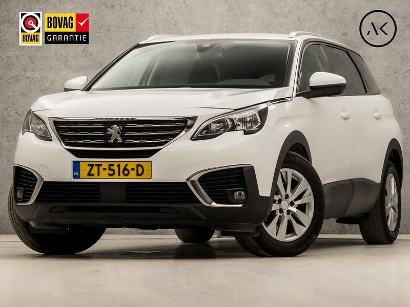 Wit Gebruikt 2019 Peugeot 5008 Sport SUV | € 16.445 (Goede deal) - Afbeelding 1/4