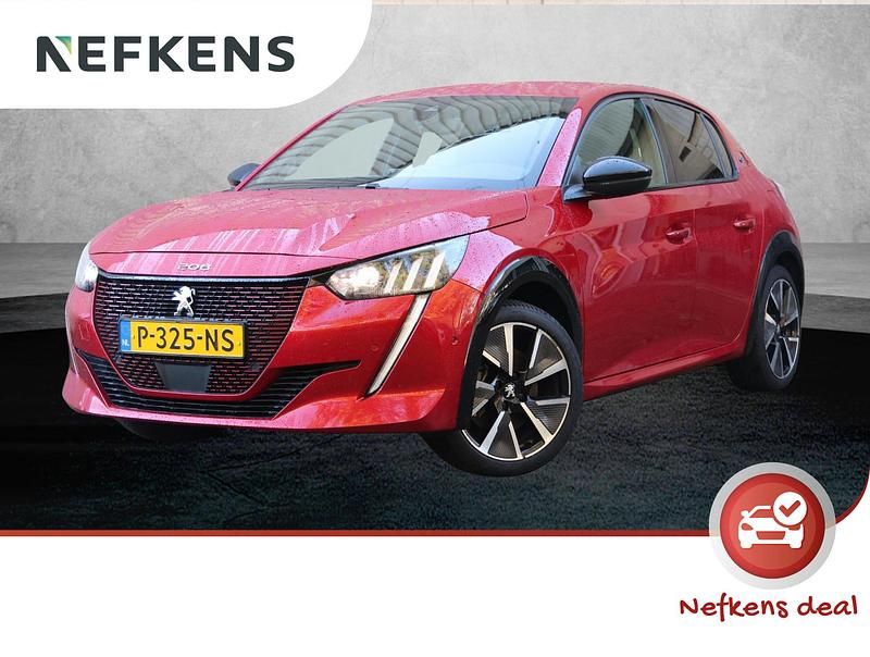 Rood Gebruikt 2022 Peugeot e-208 GT Hatchback | € 15.925 (Eerlijke prijs) - Afbeelding 1/3