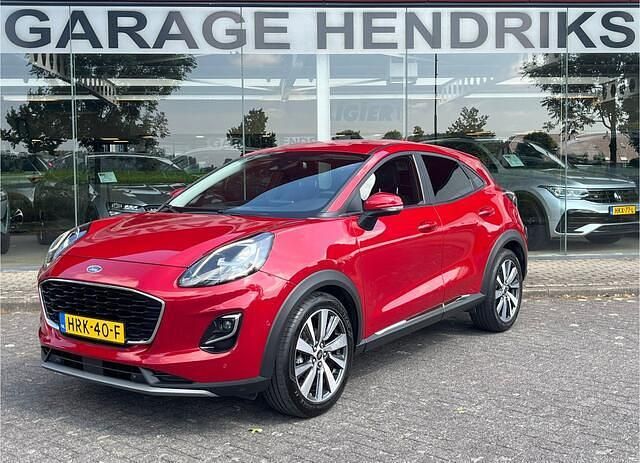 Rood Gebruikt 2021 Ford Puma Titanium X SUV | € 17.400 (Super prijs) - Afbeelding 1/4