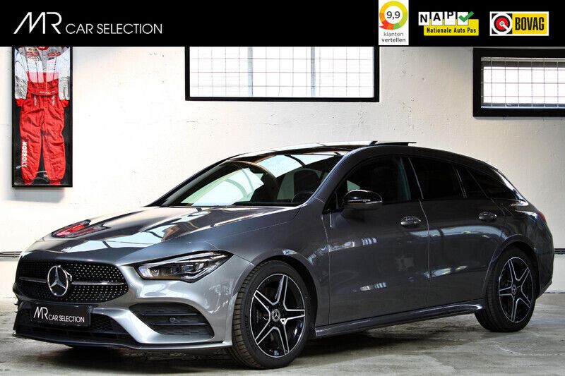 Grijs Gebruikt 2021 Mercedes CLA200 Shooting Brake Business Stationwagen | € 32.745 - Afbeelding 1/3