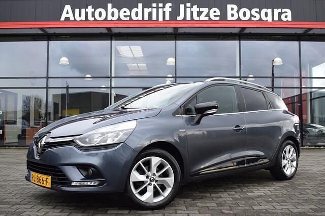 Grijs Gebruikt 2017 Renault Clio GrandTour LIMITED Stationwagen | € 6.950 (Eerlijke prijs) - Afbeelding 1/4
